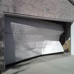 broken garage door